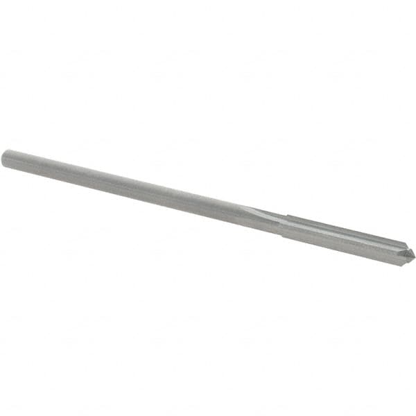 OSG - 2.7mm Solid Carbide Chucking Reamer - Straight Flute, 2.38mm Straight Shank, 16mm Flute Length, 57mm OAL - Benchmark Tooling