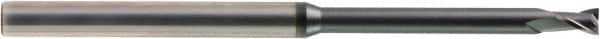 OSG - 1/32", 3/64" LOC, 1/4" Shank Diam, 2-1/2" OAL, 2 Flute, Solid Carbide Square End Mill - Single End, TiAlN Finish, Spiral Flute, 30° Helix, Centercutting, Right Hand Cut, Right Hand Flute, Series HP410 - Benchmark Tooling