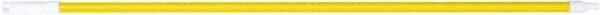PRO-SOURCE - 54 x 1-1/4" Fiberglass Handle for Floor Squeegees & Push Brooms - Threaded Connection, Yellow - Benchmark Tooling