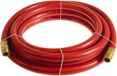 Continental ContiTech - 3/4" ID x 1.11" OD 25' Long Multipurpose Air Hose - MNPT x MNPT Ends, 250 Working psi, -10 to 158°F, 3/4" Fitting, Red - Benchmark Tooling