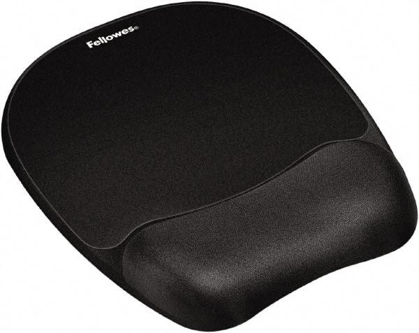FELLOWES - Black Mouse Pad/Wrist Rest - Use with Computer, Laptop - Benchmark Tooling