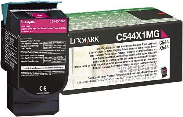 Lexmark - Magenta Toner Cartridge - Use with Lexmark C544dn, C544dtn, C544dw, C544n, X544dn, X544dtn, X544dw, X544n - Benchmark Tooling