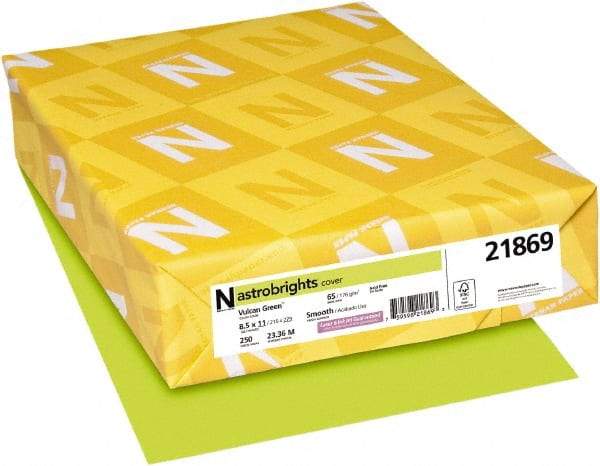 Neenah Paper - 8-1/2" x 11" Vulcan Green Colored Copy Paper - Use with Inkjet Printers, Laser Printers, Copiers - Benchmark Tooling