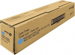 Xerox - Cyan Toner Cartridge - Use with Xerox WorkCentre 7525, 7535, 7530, 7545, 7556 - Benchmark Tooling