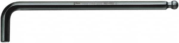 Wera - 12mm Hex, Long Arm, Hex Key - 248mm OAL, Metric System of Measurement - Benchmark Tooling