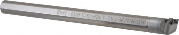 Kennametal - 0.77" Min Bore Diam, 7.992" OAL, 5/8" Shank Diam, L-SCLP Indexable Boring Bar - 1.03" Max Bore Depth, CP.. Insert, Screw Holding Method - Benchmark Tooling