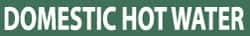 NMC - Pipe Marker with Domestic Hot Water Legend and No Graphic - 2-1/2 to 6" Pipe Outside Diam, White on Green - Benchmark Tooling