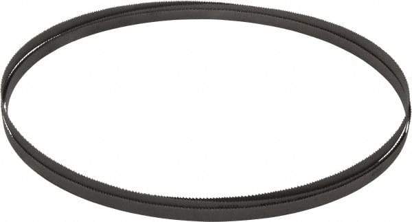 Lenox - 10 to 14 TPI, 10' 10" Long x 1/2" Wide x 0.025" Thick, Welded Band Saw Blade - Bi-Metal, Toothed Edge, Modified Raker Tooth Set, Flexible Back, Contour Cutting - Benchmark Tooling