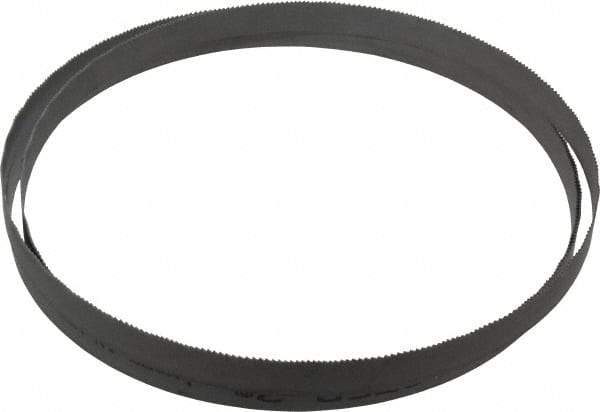 Lenox - 14 to 18 TPI, 5' 4-1/2" Long x 1/2" Wide x 0.025" Thick, Welded Band Saw Blade - Bi-Metal, Toothed Edge, Flexible Back, Contour Cutting - Benchmark Tooling