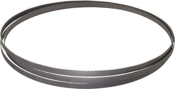 Lenox - 10 to 14 TPI, 7' 9" Long x 3/8" Wide x 0.025" Thick, Welded Band Saw Blade - Bi-Metal, Toothed Edge, Raker Tooth Set, Flexible Back, Contour Cutting - Benchmark Tooling