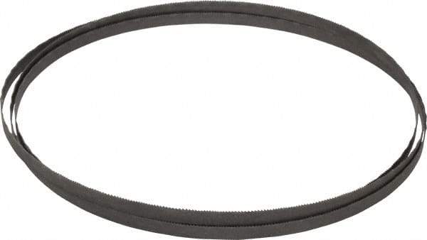 Lenox - 14 to 18 TPI, 7' 9" Long x 3/8" Wide x 0.025" Thick, Welded Band Saw Blade - Bi-Metal, Toothed Edge, Raker Tooth Set, Flexible Back, Contour Cutting - Benchmark Tooling