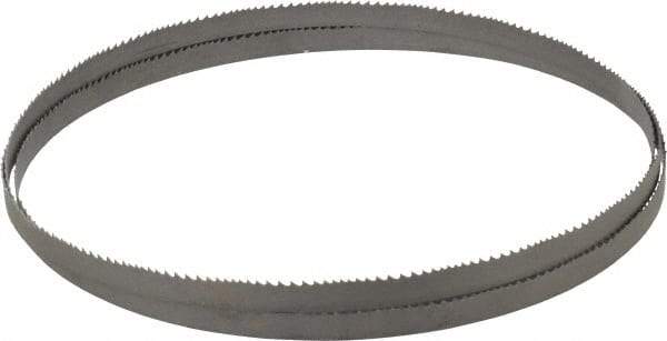 Lenox - 6 to 10 TPI, 7' 9-1/2" Long x 1/2" Wide x 0.025" Thick, Welded Band Saw Blade - Bi-Metal, Toothed Edge, Modified Raker Tooth Set, Flexible Back, Contour Cutting - Benchmark Tooling