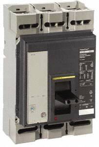 Square D - 600 Amp, 600 VAC, 3 Pole, Panel Mount Molded Case Circuit Breaker - Electronic Trip, Multiple Breaking Capacity Ratings, 3/0 AWG - Benchmark Tooling