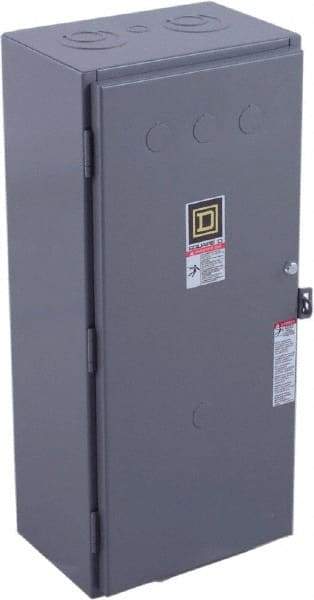 Square D - 1 NEMA Rated, 4 Pole, Electrically Held Lighting Contactor - 100 A (Tungsten), 277 VAC at 60 Hz - Benchmark Tooling