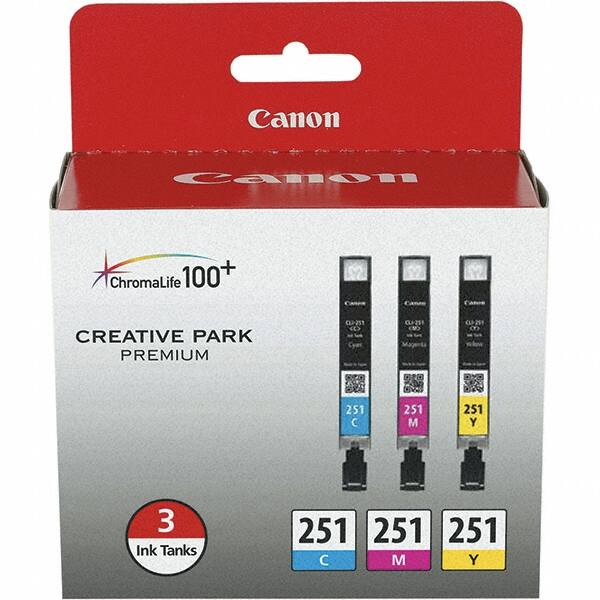 Canon - Cyan, Magenta & Yellow Ink Cartridge - Use with Canon PIXMA iP7220, iP8720, iX6820, MG5420, MG5520, MG5620, MG6320, MG6420, MG6620, MG7120, MG7520, MX922 - Benchmark Tooling