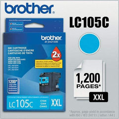 Brother - Cyan Ink Cartridge - Use with Brother MFC-J4310DW, J4410DW, J4510DW, J4610DW, J4710DW, J6520DW, J6720DW, J6920DW - Benchmark Tooling