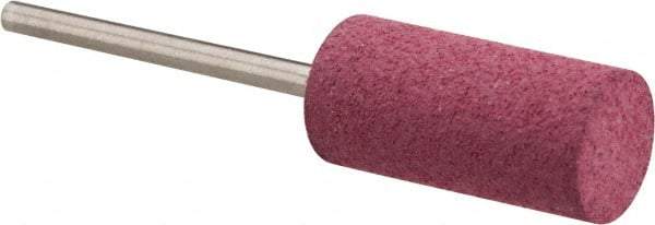 Value Collection - 10mm Max Diam x 20mm Long, Cylinder, Rubberized Point - Coarse Grade, Ceramic, Mounted - Benchmark Tooling