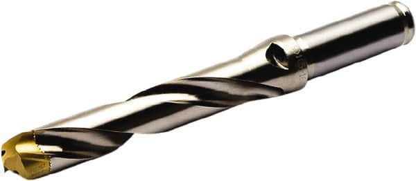 Seco - 24 to 25.99mm Diam, 5xD, 125mm Max Depth, 1" Shank Diam, 5.452" Flute, 8.444" OAL, Replaceable Tip Drill - SD105 Toolholder, Series Crownloc - Benchmark Tooling