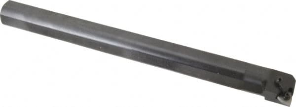 Seco - 1.53" Min Bore Diam, 14" OAL, 1-1/4" Shank Diam, MWLN Indexable Boring Bar - WNMG 432 Insert, Pin & Clamp Holding Method - Benchmark Tooling
