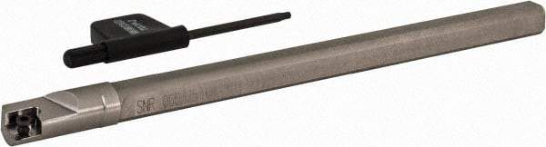 Seco - SN, Internal, Right Hand, 0.103" Max Depth of Cut, 0.03 to 0.103" Groove Width, Indexable Grooving Tool Holder - 9NR Insert Compatibility, 3/8" Shank Width, 6" OAL - Benchmark Tooling