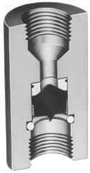 Plast-O-Matic - 1/2" Pipe, 120 Max psi, 0.25 GPM, Sandwich Flow Control Valve - EPDM Seal - Benchmark Tooling