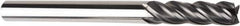 American Tool Service - 3/16", 5/8" LOC, 3/16" Shank Diam, 2" OAL, 4 Flute, Solid Carbide Square End Mill - Single End, AlCrN Finish, Spiral Flute, Variable° Helix, Centercutting, Right Hand Cut, Right Hand Flute - Benchmark Tooling