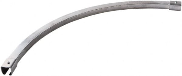 TMI, LLC - 3' Long Galvanized Steel Dock Strip Door Mounting Hardware - Use with Industrial Curtain Kit - Benchmark Tooling