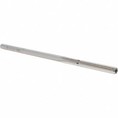 Cleveland - 6mm High Speed Steel 6 Flute Chucking Reamer - Straight Flute, Straight Shank, 38.1mm Flute Length, 152.4mm OAL - Benchmark Tooling