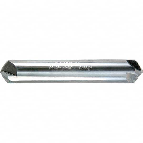 Melin Tool - 5/8" Head Diam, 5/8" Shank Diam, 4 Flute 90° Solid Carbide Countersink - Benchmark Tooling