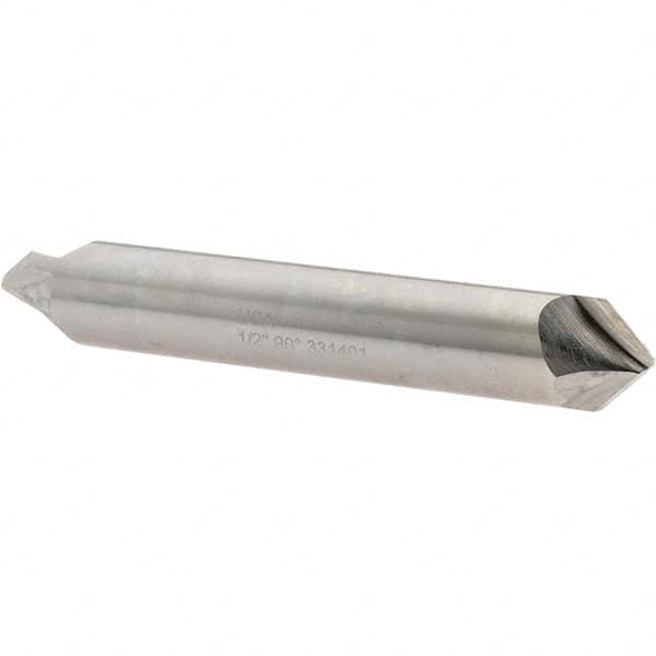Melin Tool - 1/2" Diam 2 Flute Double End Cobalt Chamfer Mill - Benchmark Tooling