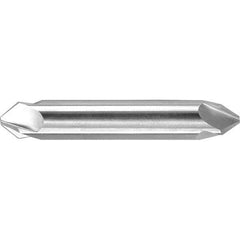 Melin Tool - 1/8" Head Diam, 1/8" Shank Diam, 4 Flute 82° High Speed Steel Countersink - Benchmark Tooling