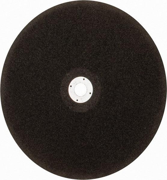 WALTER Surface Technologies - 14" 24 Grit Aluminum Oxide Cutoff Wheel - 1/8" Thick, 1" Arbor, 5,400 Max RPM, Use with Electric & Gas Powered Saws - Benchmark Tooling