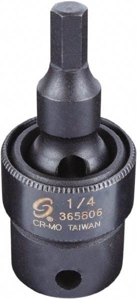 Sunex Tools - 3/8" Drive, 1/4" Impact Hex Bit Socket - Benchmark Tooling