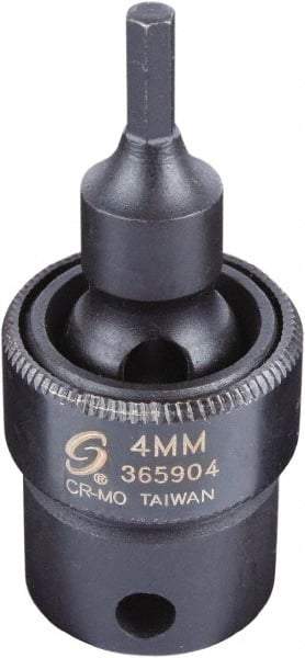 Sunex Tools - 3/8" Drive, 4mm Impact Hex Bit Socket - Benchmark Tooling