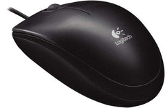 Logitech - Black Corded Mouse - Use with Mac OS X, Windows XP, Vista 7, 8 - Benchmark Tooling