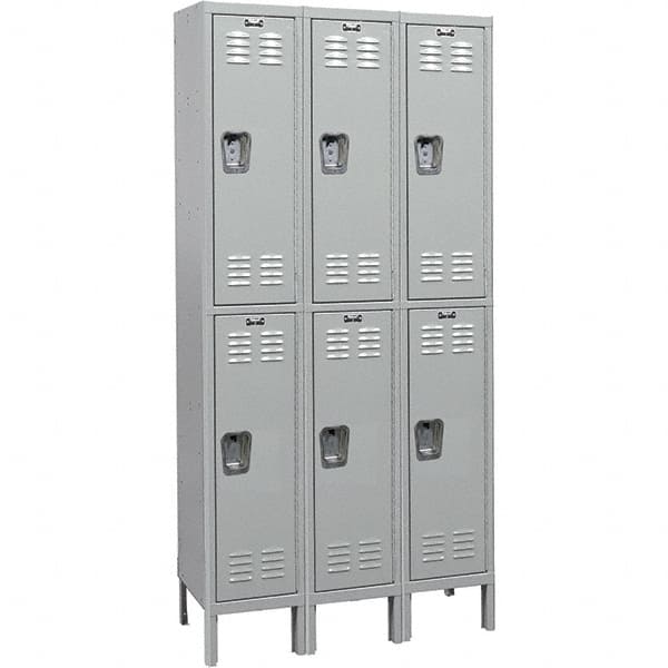 Hallowell - Medsafe 6 Door, 2 Tier, Premium Wardrobe Lockers - Benchmark Tooling