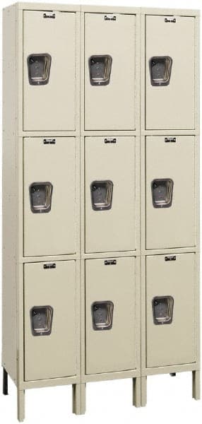 Hallowell - 9 Door, 3 Tier, Premium Wardrobe Lockers - Benchmark Tooling