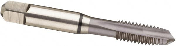 Guhring - M12x1.75 Metric, 3 Flute, MolyGlide Finish, Cobalt Spiral Point Tap - Plug Chamfer, Right Hand Thread, 3.381" OAL, 6H Class of Fit, Series 3966 - Exact Industrial Supply