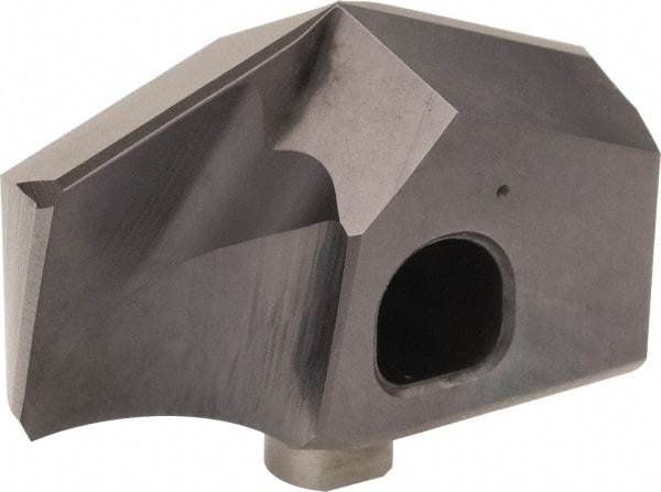 Guhring - Series 4112, 22mm Diam Grade K/P 140° Replaceable Drill Tip - Carbide, Nano-FIREX Finish, 220 Seat Size - Benchmark Tooling