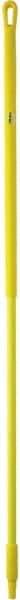 Vikan - 59 x 1-1/4" Fiberglass Squeegee Handle - European Threaded Connection, Yellow - Benchmark Tooling