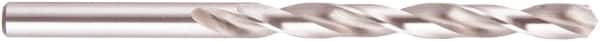 National Twist Drill - Letter P 118° High Speed Steel Jobber Drill - Bright Finish, Right Hand Cut, Spiral Flute, Straight Shank, 4-5/8" OAL - Benchmark Tooling
