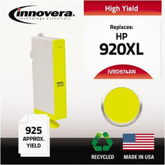 innovera - Yellow Inkjet Printer Cartridge - Use with HP Officejet 6000, 6000 Wireless, 6500, 6500 Wireless, Officejet Wide Format 7500A - Benchmark Tooling