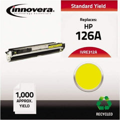 innovera - Yellow Toner Cartridge - Use with HP Color LaserJet CP1020, CP1025NW, LaserJet Pro 100 Color MFP M175A, M175NW, LaserJet Pro 200 Color MFP M275NW - Benchmark Tooling