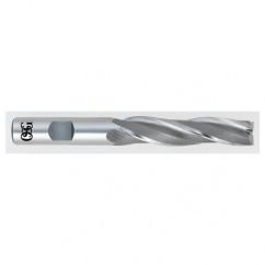 3/16 x 3/8 x 1-1/4 x 3-1/8 3 Fl HSS-CO Tapered Center Cutting End Mill - Bright - Benchmark Tooling