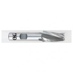 1/8 x 3/8 x 3/4 x 2-5/8 3 Fl HSS-CO Tapered Center Cutting End Mill - Bright - Benchmark Tooling