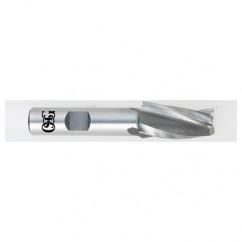 3/8 x 3/4 x 3-1/4 x 5-1/2 3 Fl HSS-CO Tapered Center Cutting End Mill - Bright - Benchmark Tooling