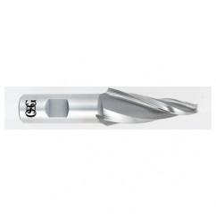 1/4 x 1/2 x 3/4 x 2-3/4 3 Fl HSS-CO Tapered Center Cutting End Mill - Bright - Benchmark Tooling