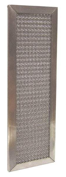 Made in USA - 16" Noml Height x 20" Noml Width x 1" Noml Depth, 75% Capture Efficiency, Permanent Air Filter - MERV 4, Galvanized Steel Mesh, Integrated Galvanized Steel Frame, 350 Max FPM, 1,000 CFM - Benchmark Tooling