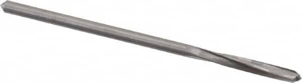 Hertel - 3/32" Solid Carbide 4 Flute Chucking Reamer - Spiral Flute, Straight Shank, 1/2" Flute Length, 2" OAL - Benchmark Tooling