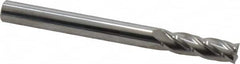 Hertel - 6mm, 20mm LOC, 6mm Shank Diam, 63mm OAL, 4 Flute, Solid Carbide Square End Mill - Single End, Uncoated, 30° Helix, Centercutting, Right Hand Cut - Benchmark Tooling